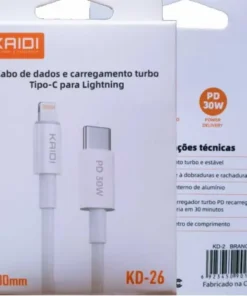Cabo Tipo-C para Lighting iPhone