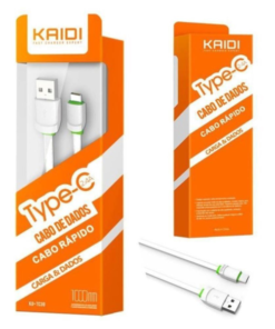 CABO CARREGADOR USB TIPO C 1 METRO