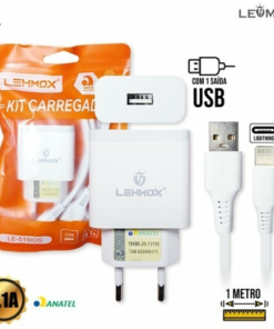 Carregador Tipo C Lehmox 3.1A