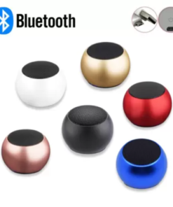 Caixinha Som Bluetooth Tws Metal Redonda Mini Speaker 3w