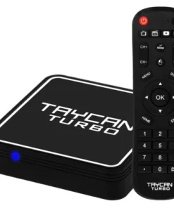 Audisat Taycan Turbo Ultra HD com IPTV de 16GB 2GB RAM – Preto